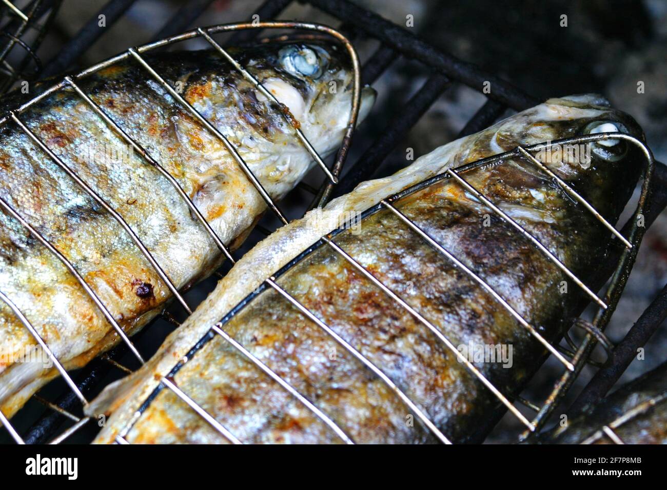 grilled trout Stock Photo Alamy