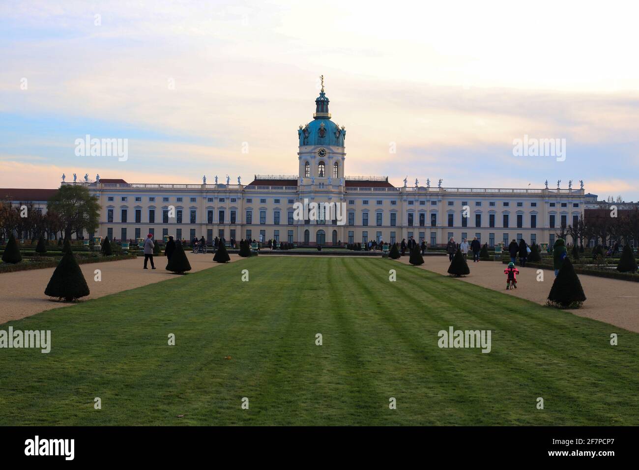BERLIN, GERMANY - DECEMBER 06, 2020: Schloss Charlottenburg (Charlottenburg Palace) in Berlin. It is the largest palace and the only surviving royal r Stock Photo