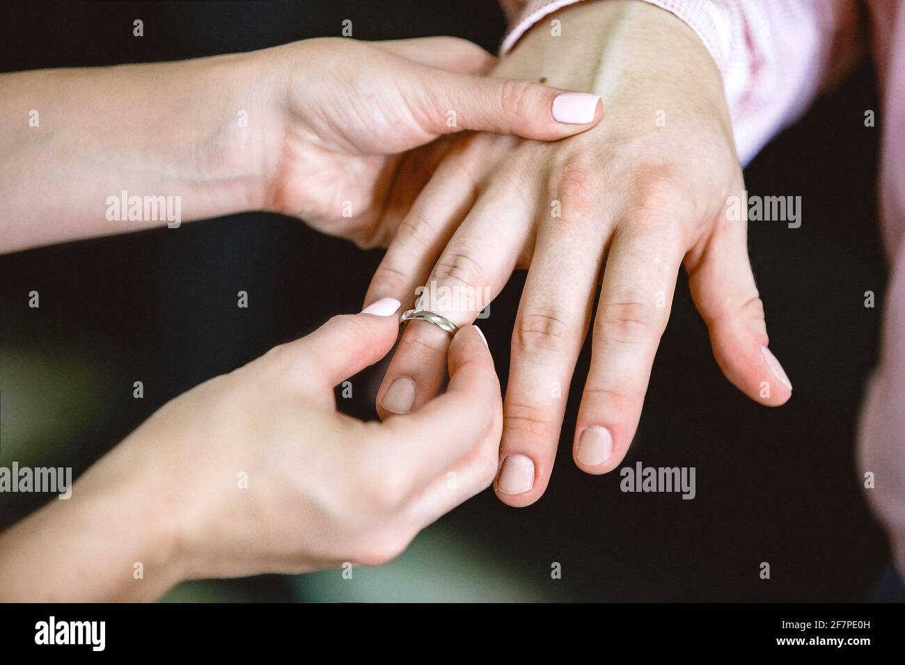 Wedding ring finger hires stock photography and images Alamy