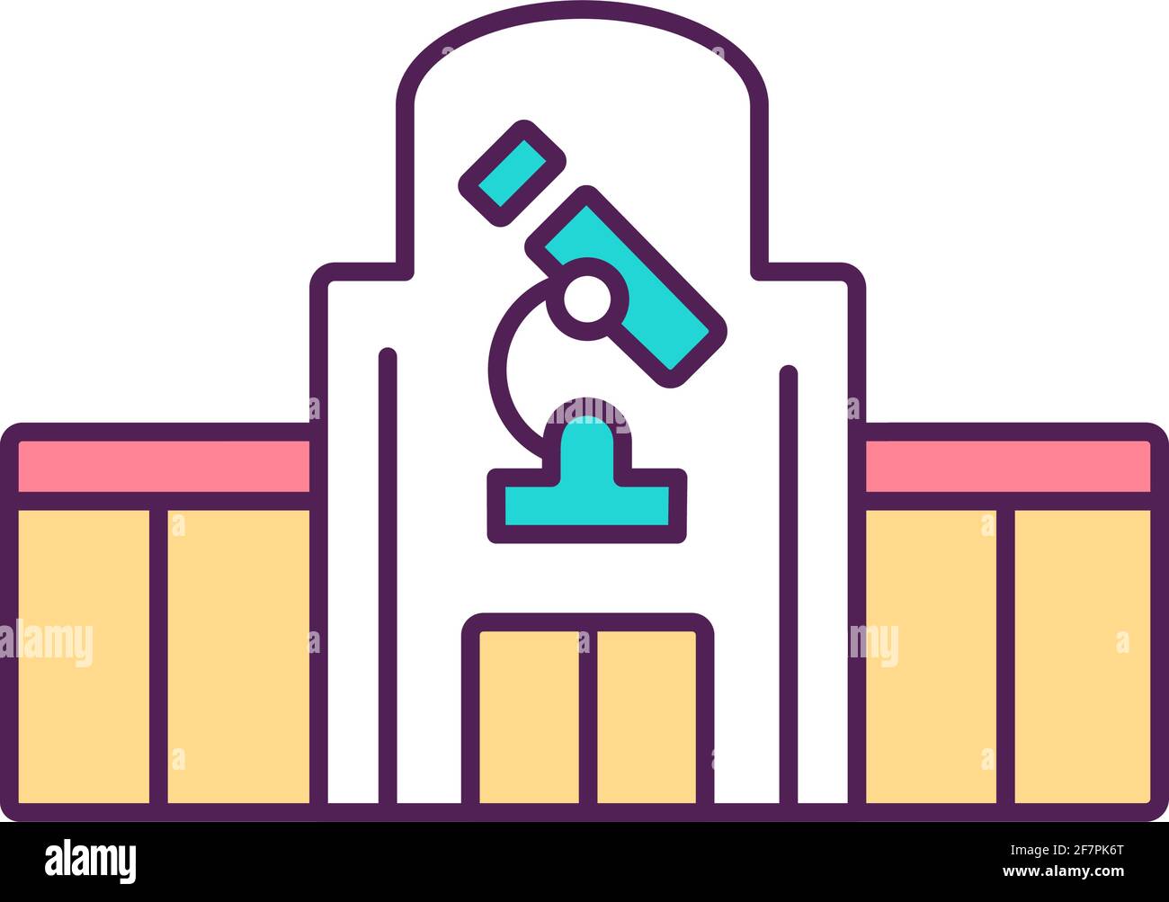 clinical-research-center-rgb-color-icon-stock-vector-image-art-alamy