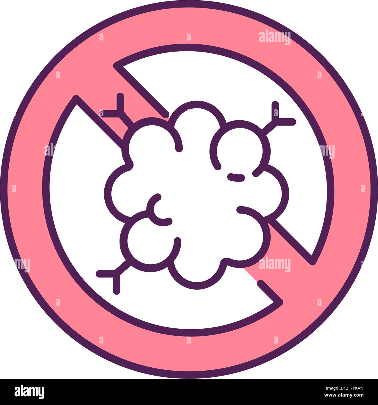 Preventing cancer cells from growing RGB color icon Stock Vector Image ...