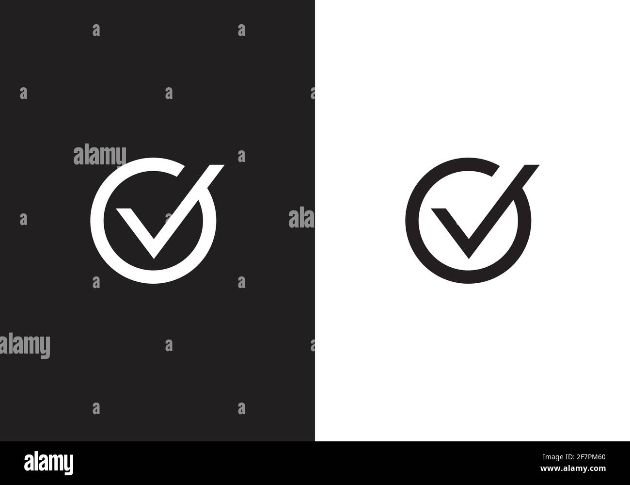 Cv logo design Black and White Stock Photos & Images - Alamy