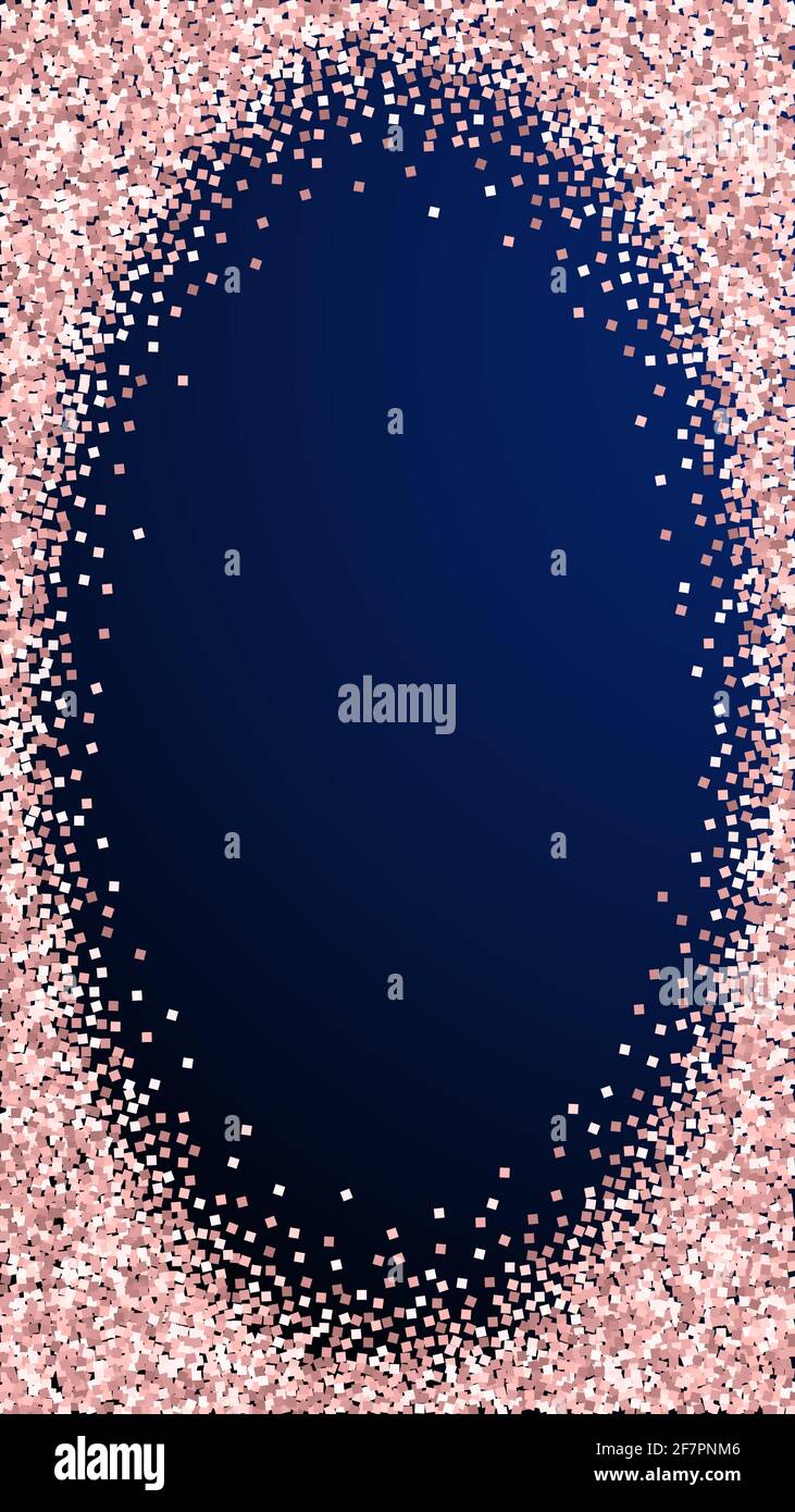 Pink gold glitter luxury sparkling confetti. Scattered small gold