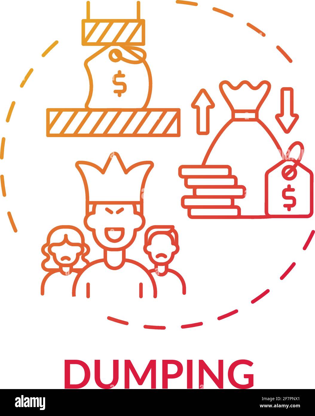 Dumping concept icon Stock Vector Image & Art Alamy