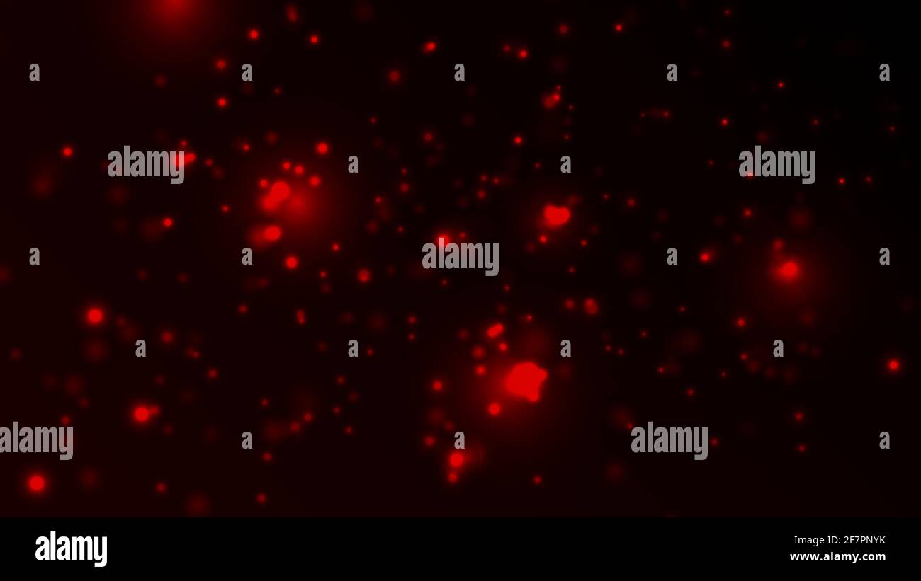 Red and Orange Bokeh Lights Background. Beautiful Abstract Background ...