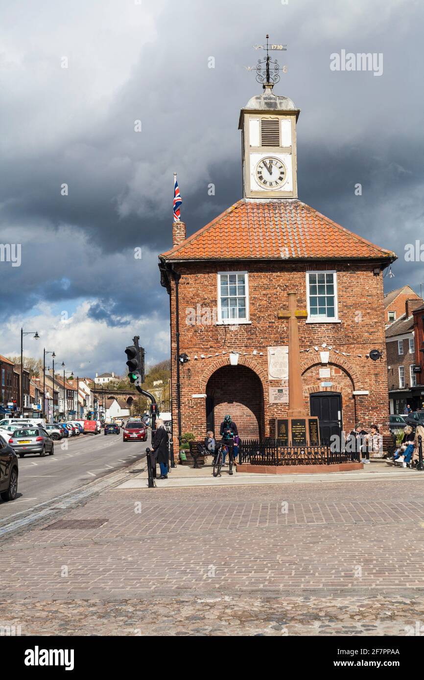 The Town Hall in High Street Yarm,England,UK Stock Photo Alamy