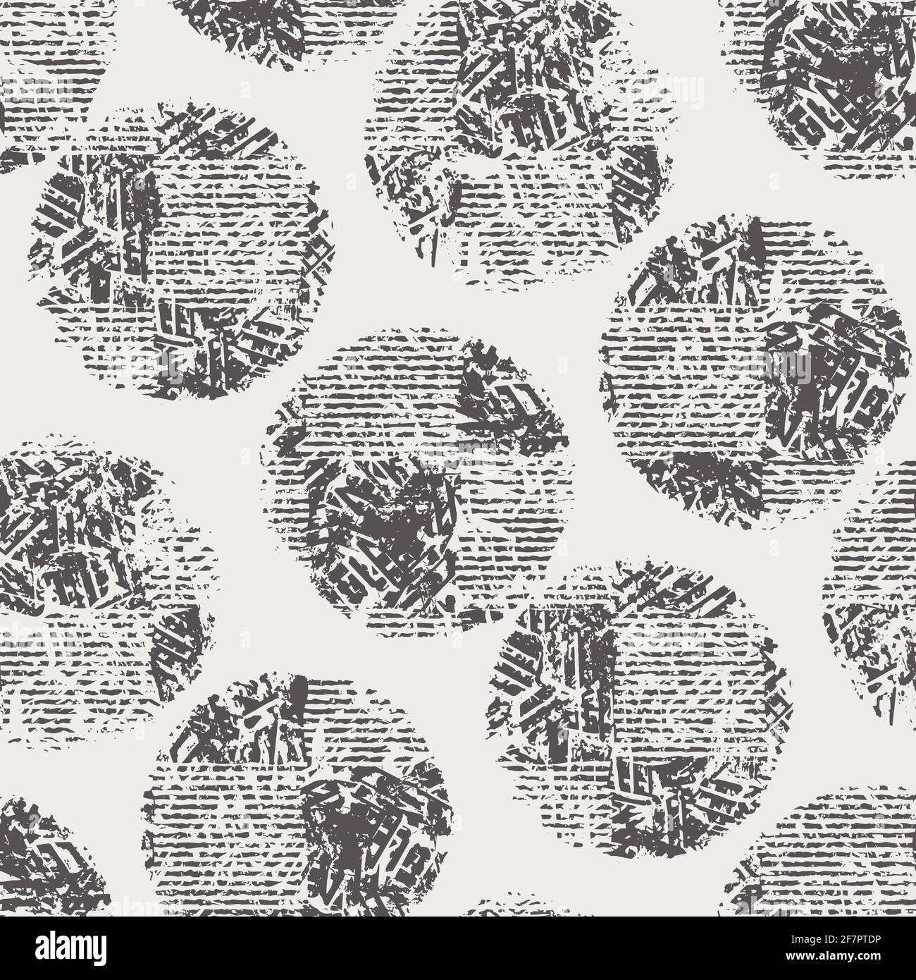 Black and white seamless abstract grunge texture Stock Vector