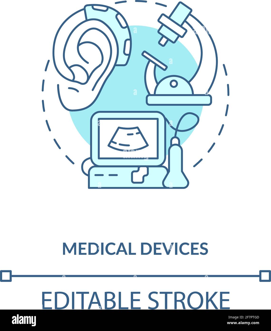 Medical devices concept icon Stock Vector Image & Art - Alamy