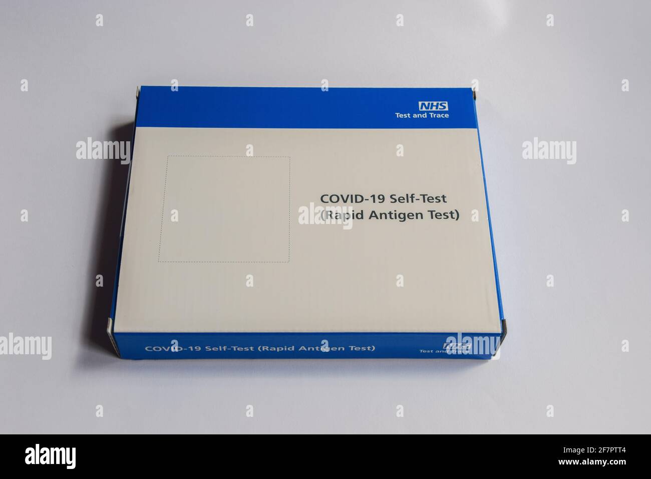An NHS coronavirus home test kit. Twiceweekly lateral flow tests have