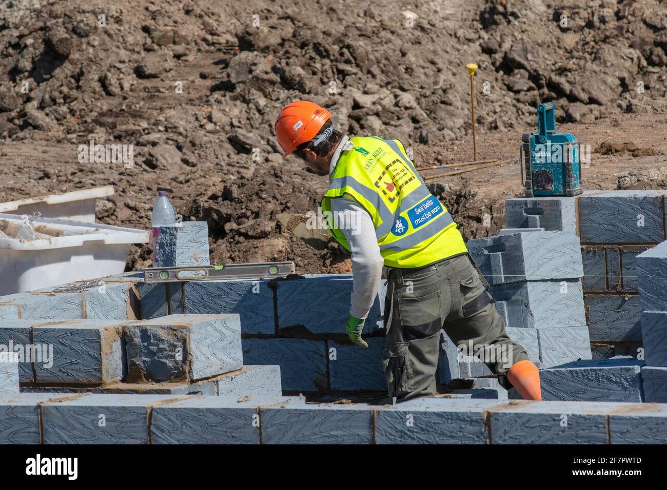 Farington Mews Keepmoat homes development in Chorley. Builders Start