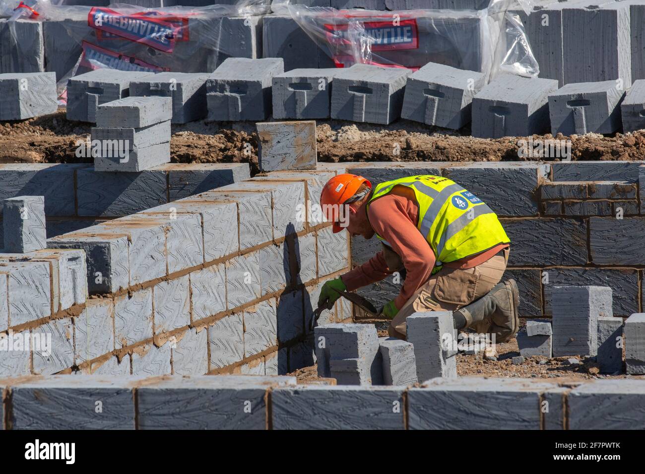 Farington Mews Keepmoat homes development in Chorley. Builders Start