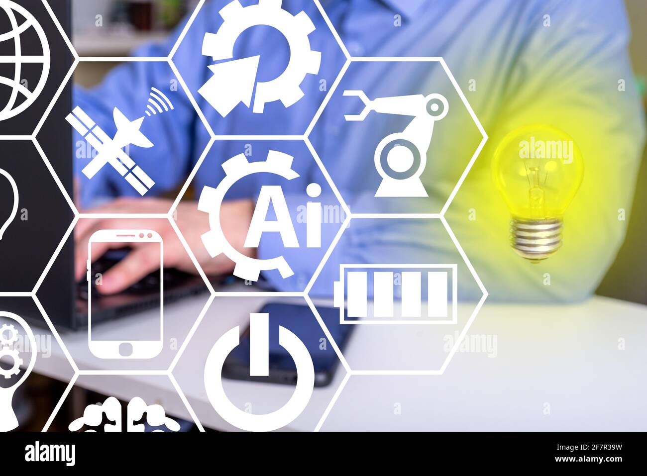 An idea. Engineering solution. Innovation and industrial automation as