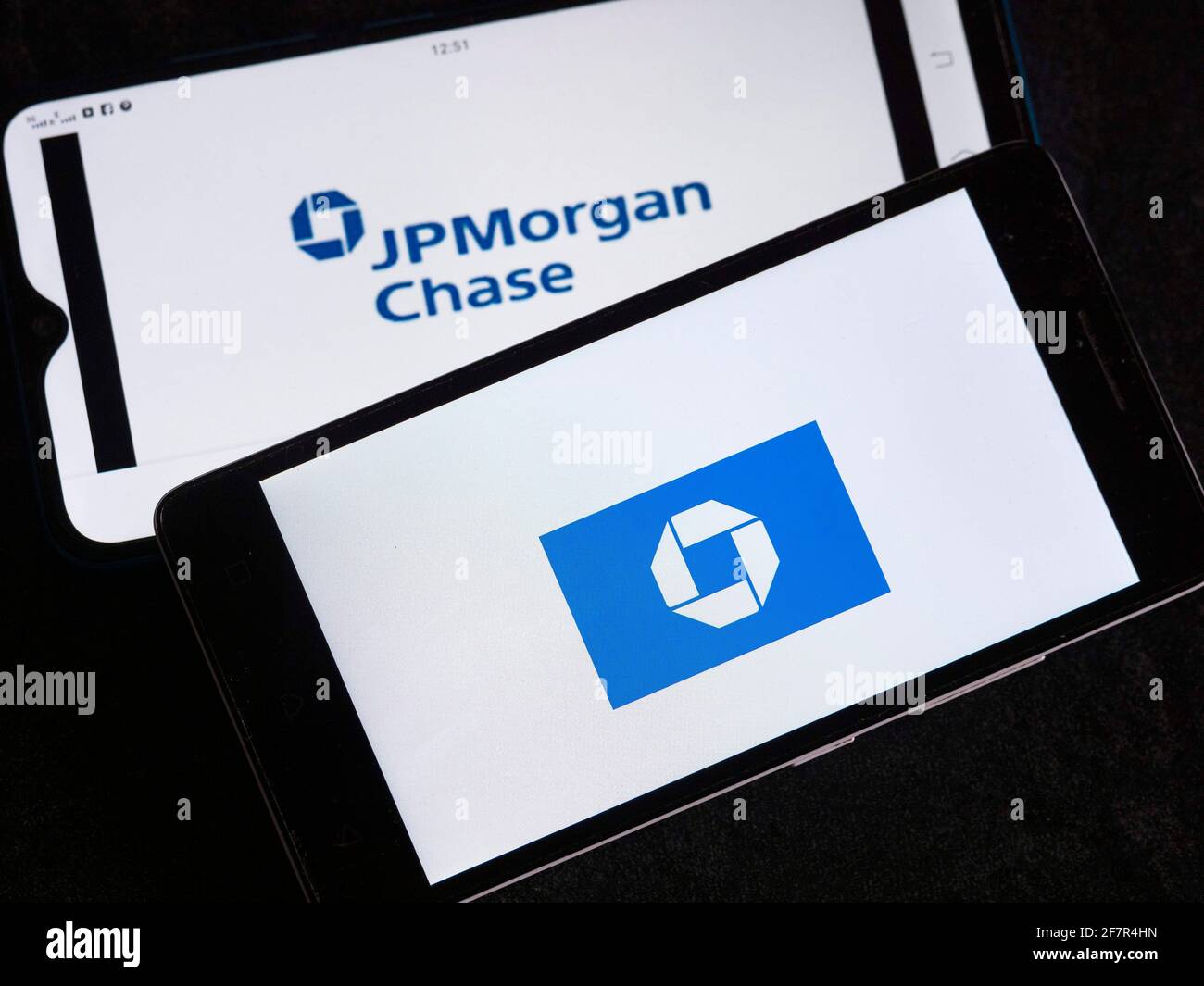 Ukraine. 9th Apr, 2021. In this photo illustration, JPMorgan Chase ...