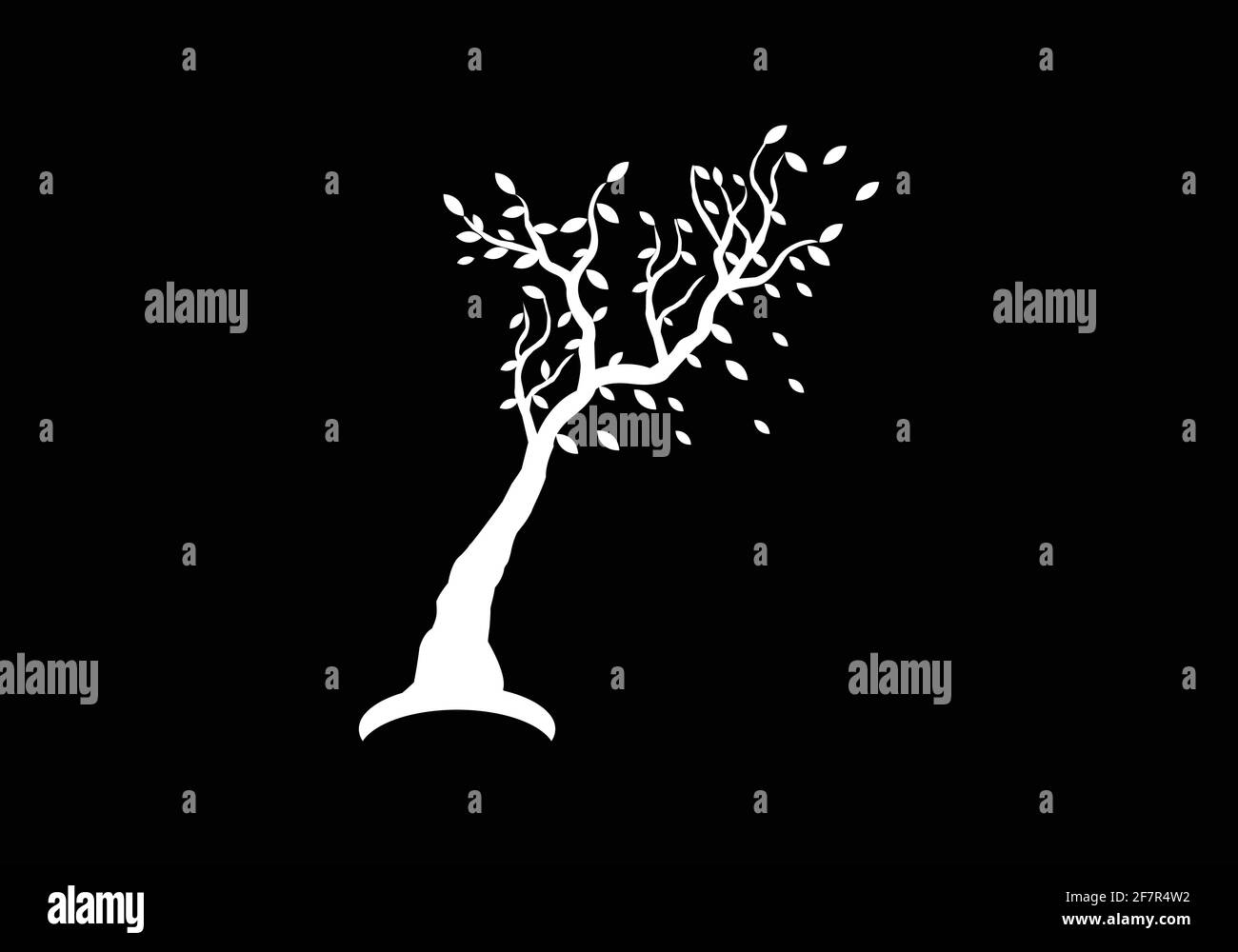 tree logo design vector illustration template Stock Vector Image & Art ...