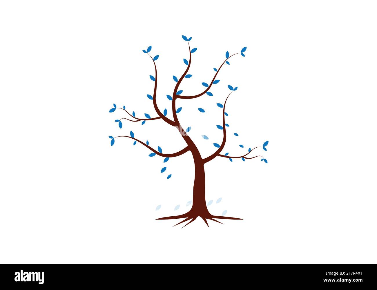 tree logo design vector illustration template Stock Vector Image & Art ...