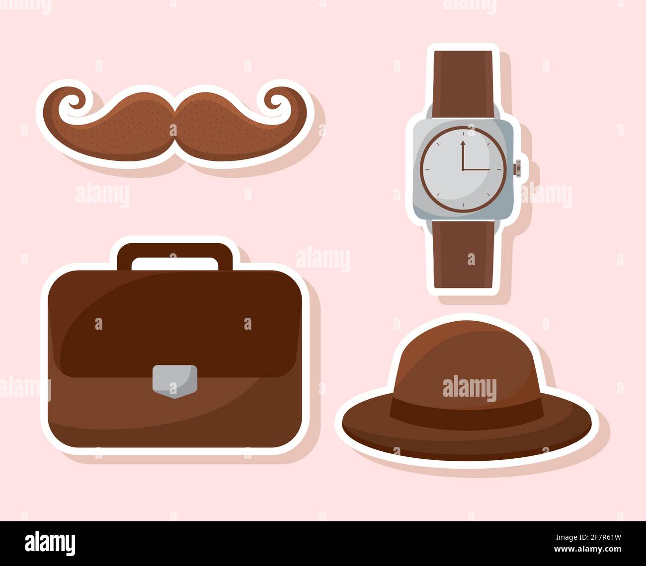 fathers icons set Stock Vector Image & Art - Alamy