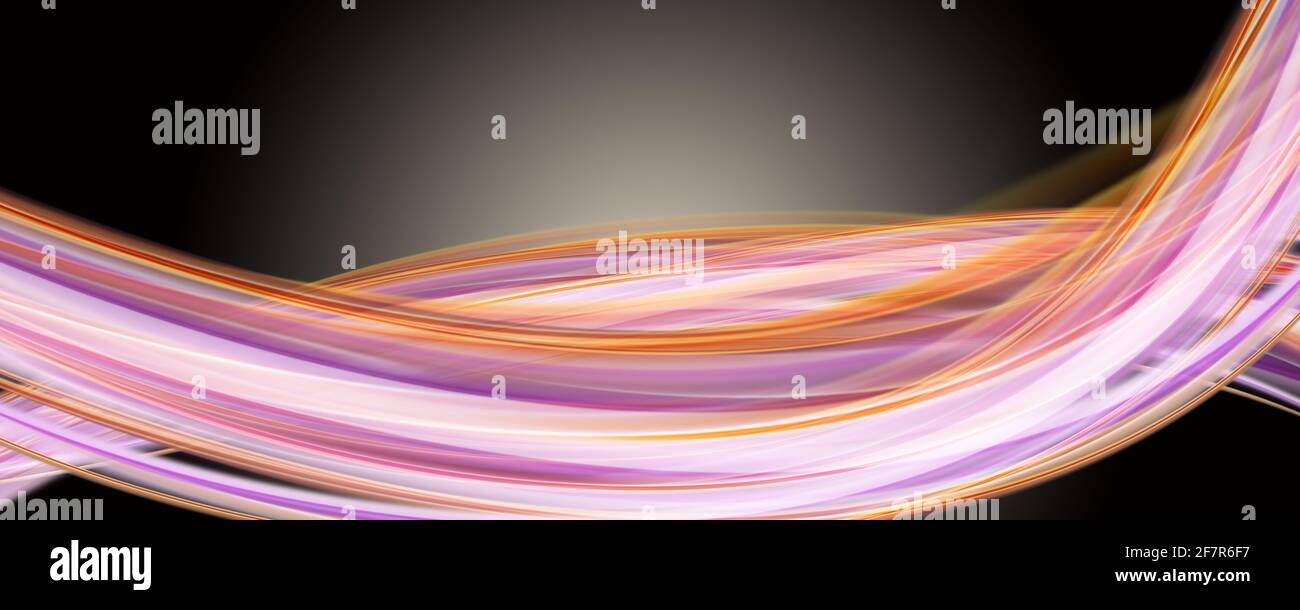 Abstract elegant panorama wave design with space for your text Stock ...