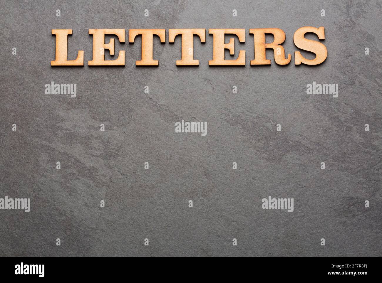 Word wooden letters hi-res stock photography and images - Alamy