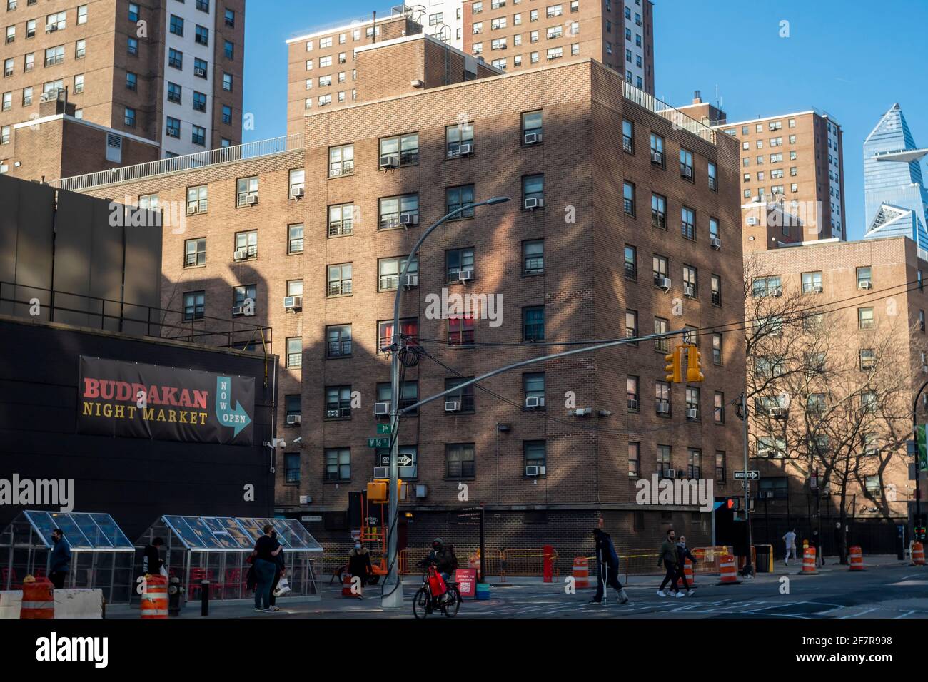 New york city housing authority fulton hires stock photography and