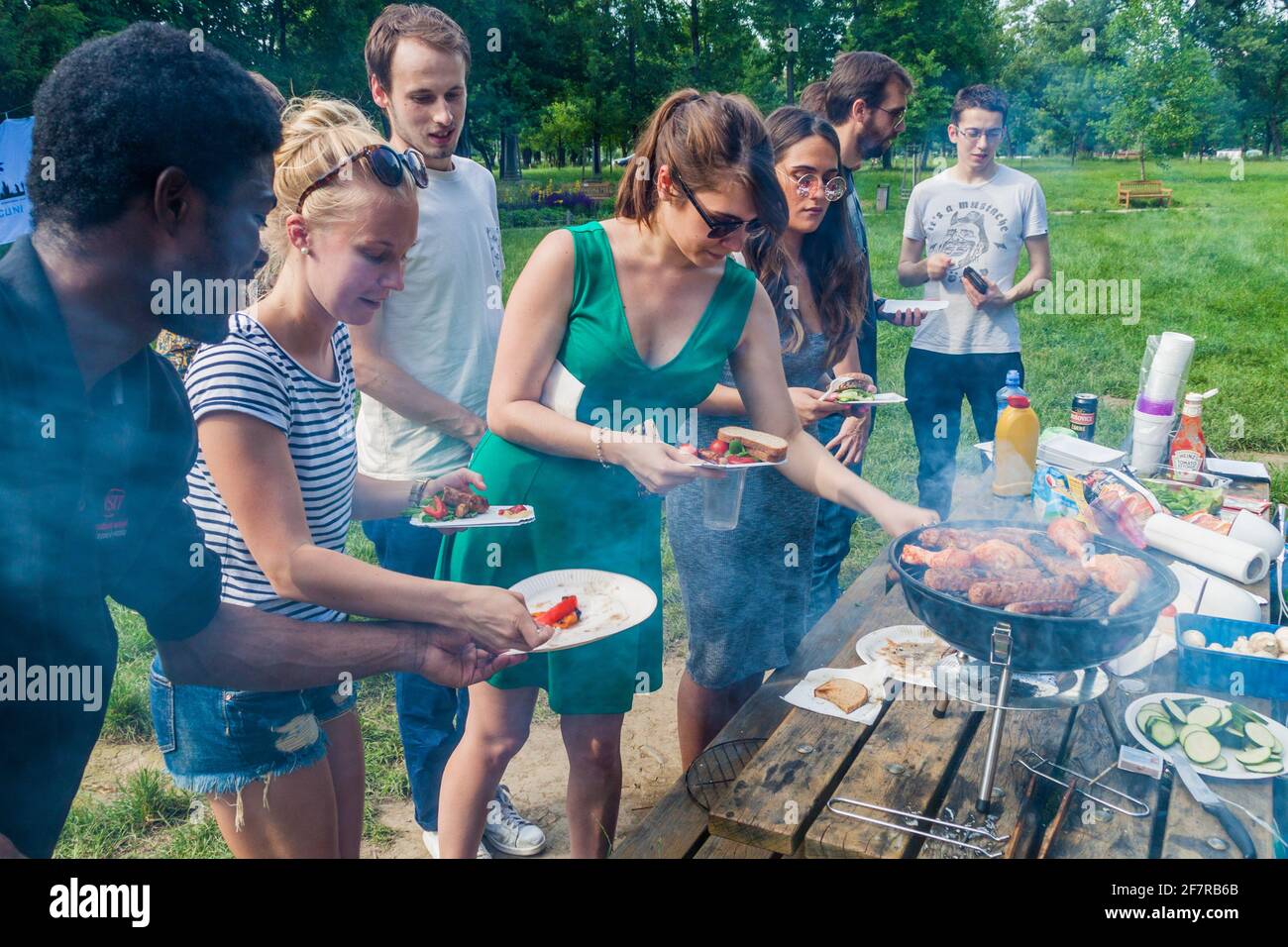 Barbecue party stock photo. Image of outdoor, eating - 54266456
