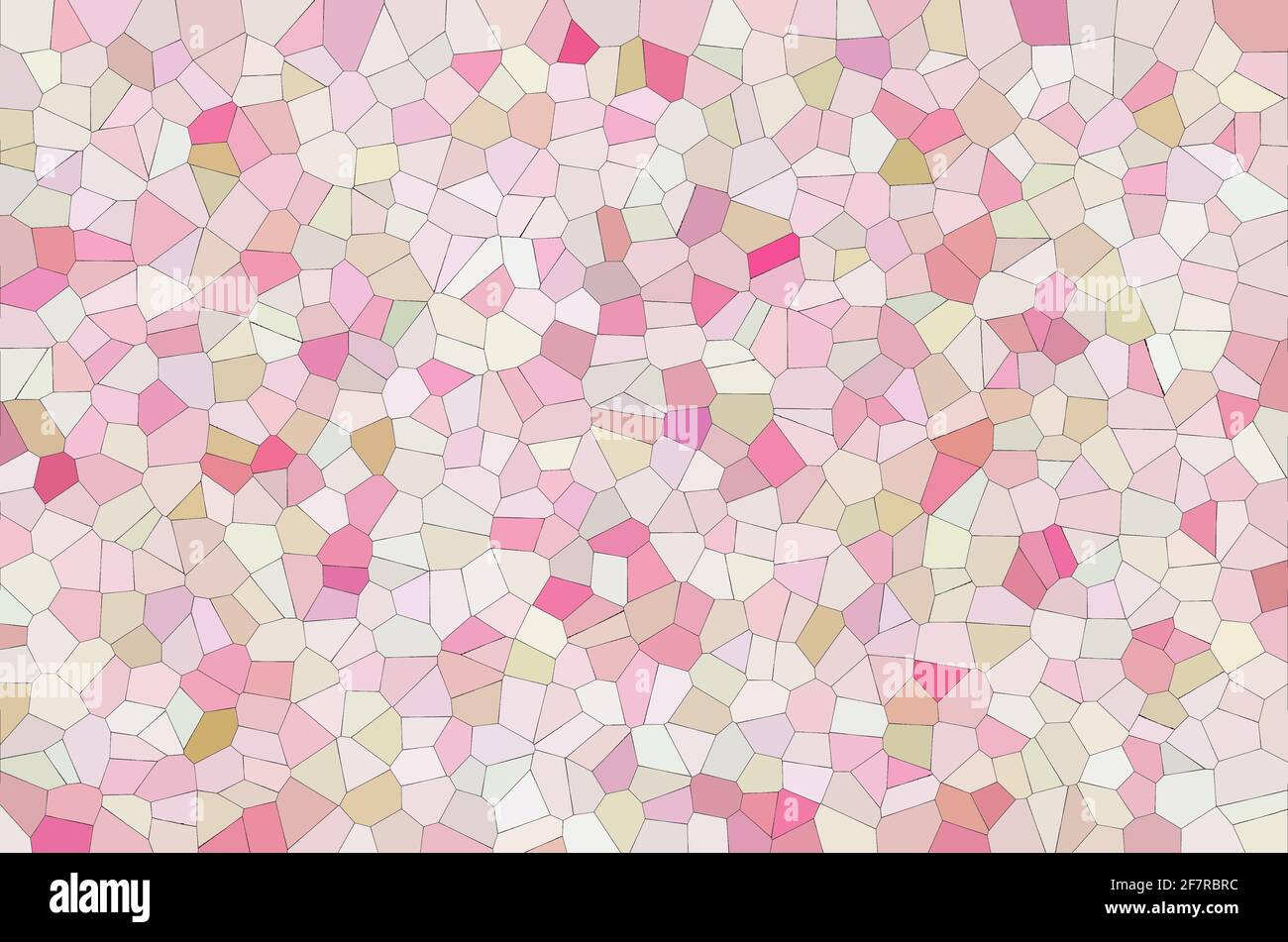 Background illustration with a pink mosaic pattern Stock Photo - Alamy