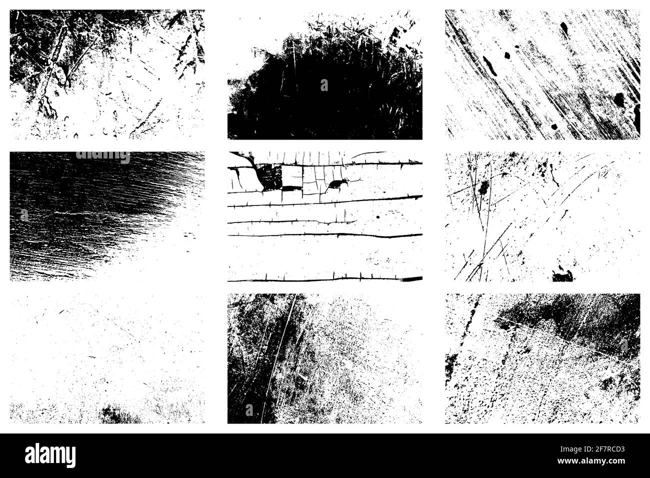 Grunge Texture Set Stock Vector Image & Art - Alamy