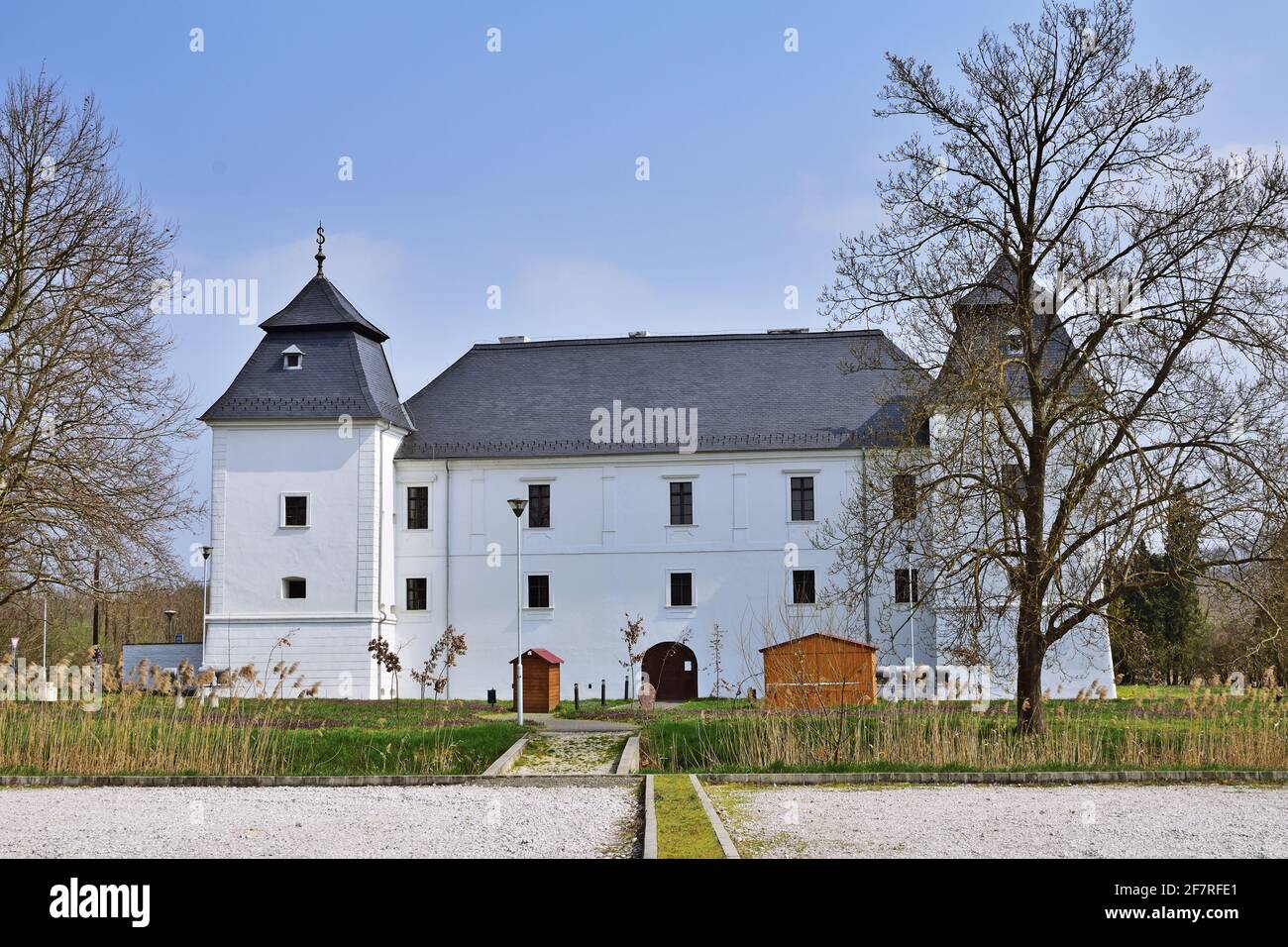 Egervar renaissance palace in Zala county, Hungary Stock Photo