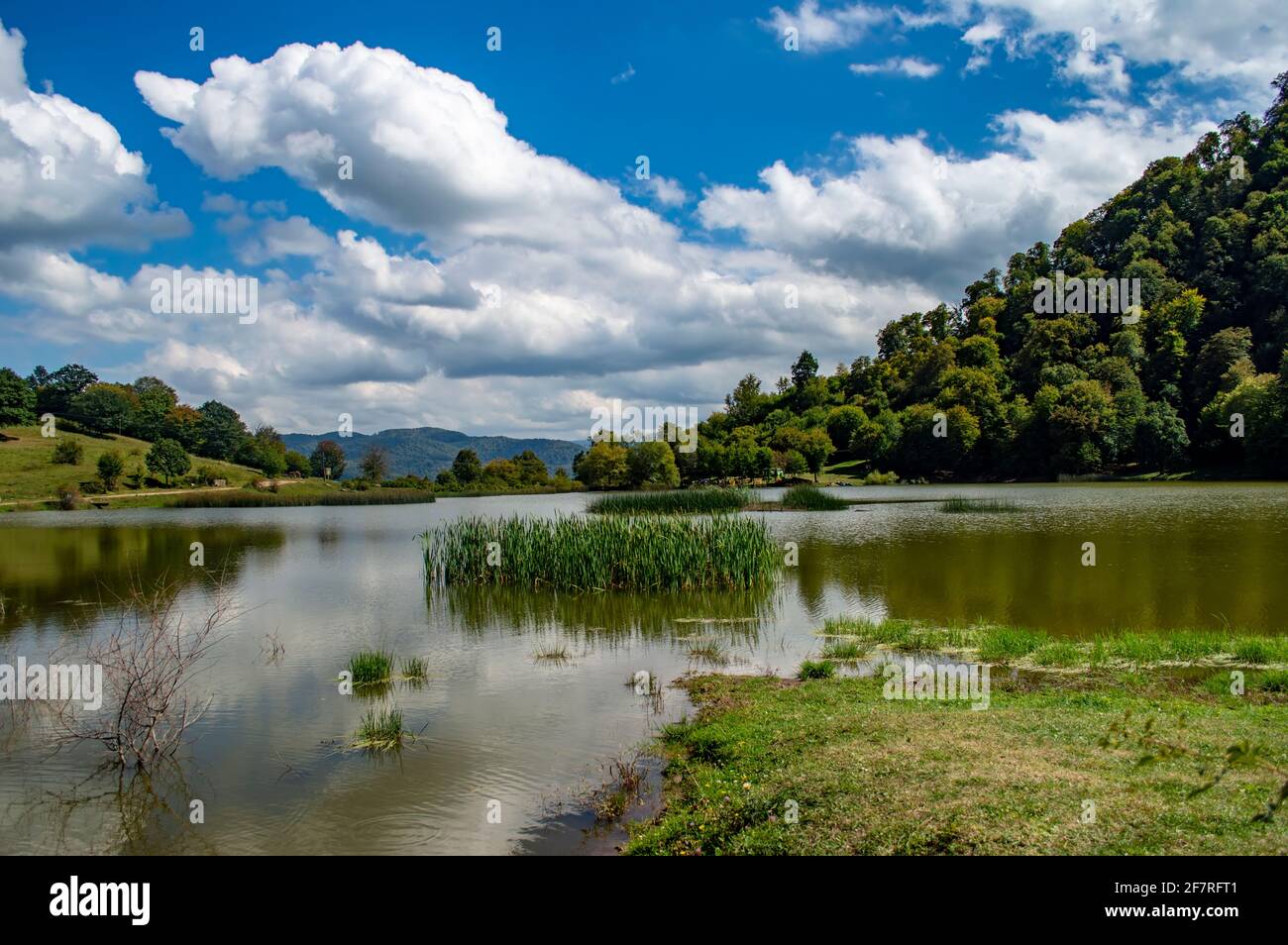 Tsover Lake near Dsegh village in Armenia Stock Photo
