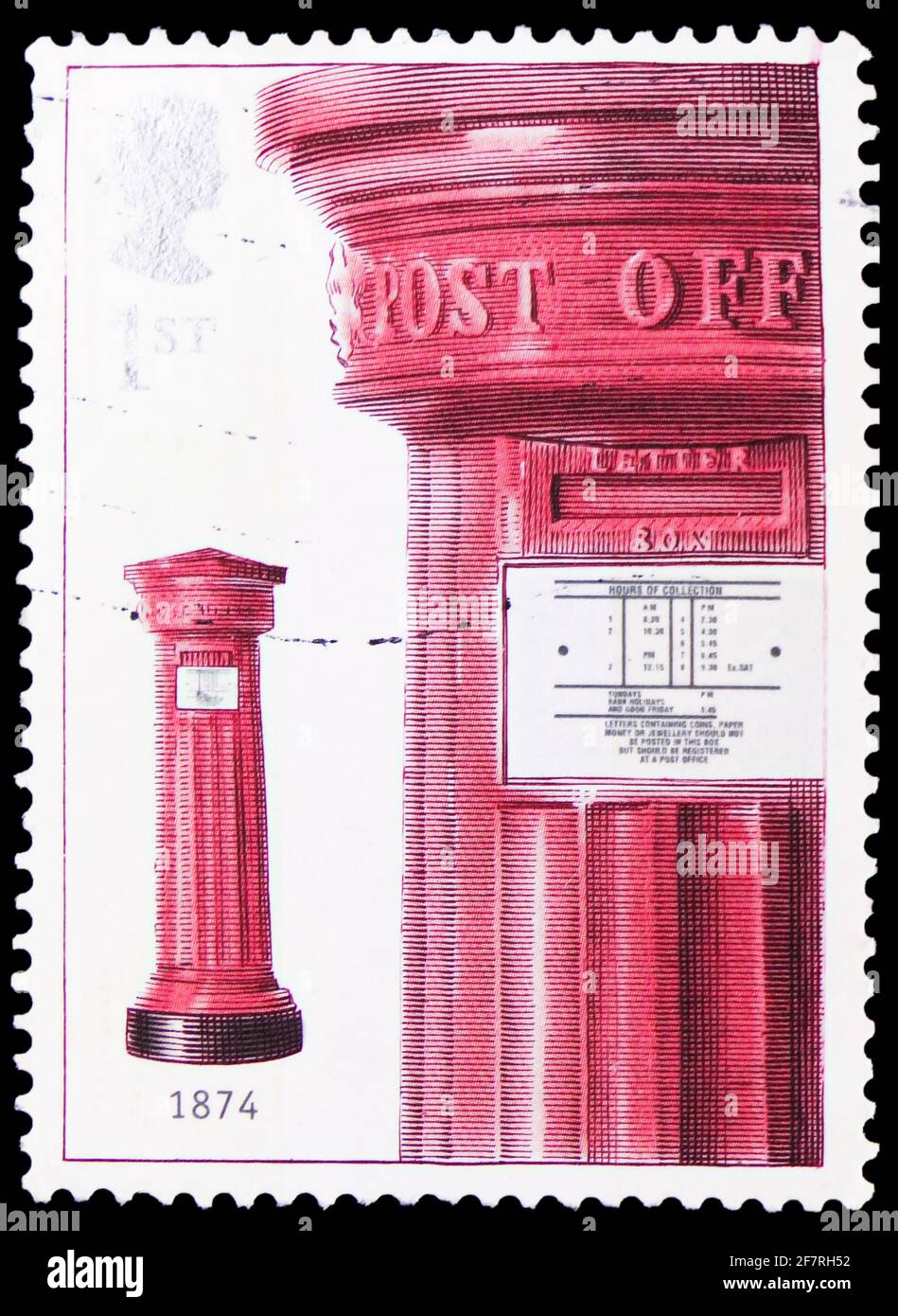 MOSCOW, RUSSIA JANUARY 17, 2021 Postage stamp printed in United