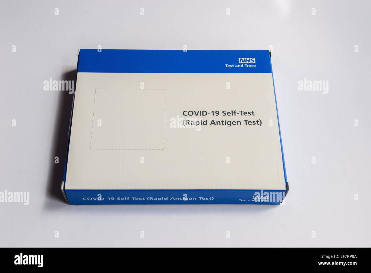An NHS coronavirus home test kit. Twiceweekly lateral flow tests have