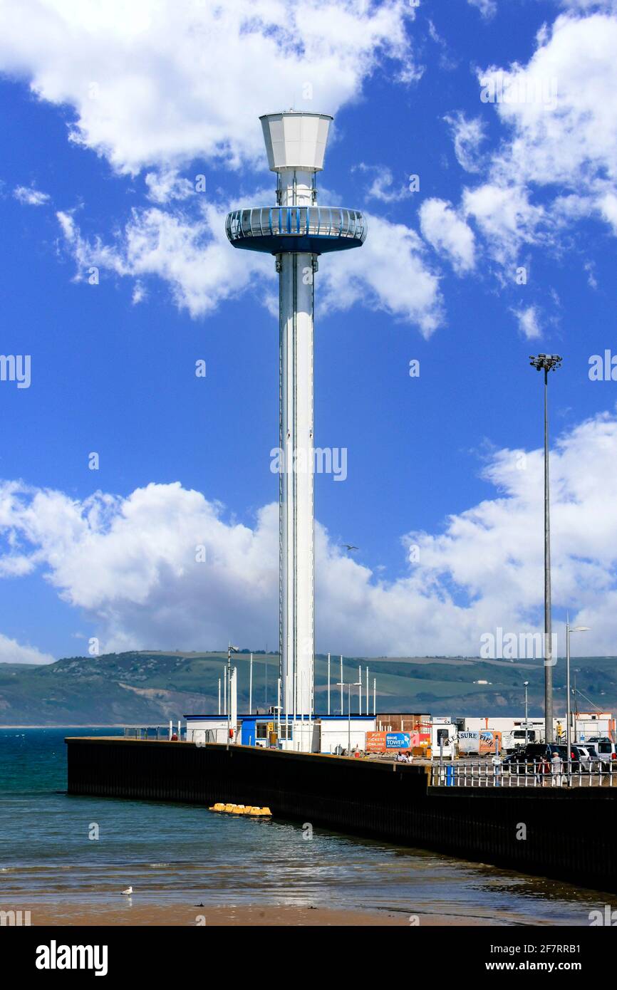 Weymouth Sea Life Tower some 165ft high Stock Photo