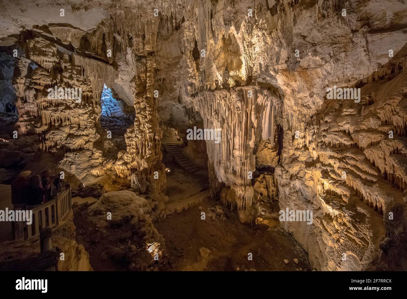 Dripstone caves Grotte des Demoiselles in Languedoc Southern France Stock Photo