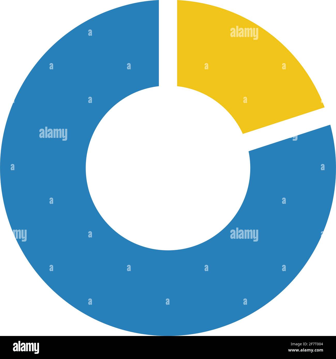 Pie chart icon vector graph diagram symbol for big data analytics ...