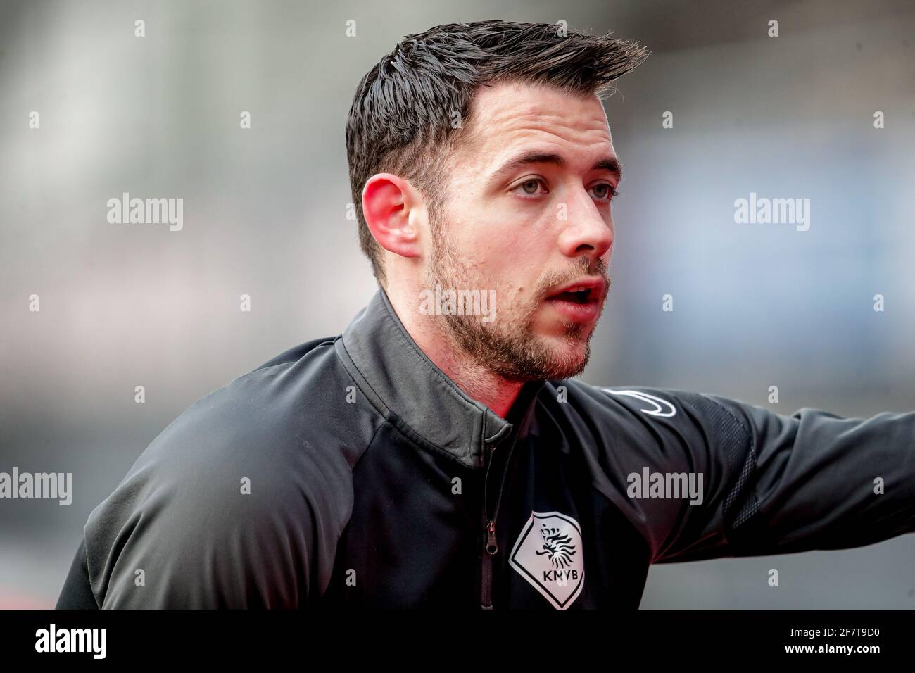 ROTTERDAM, NETHERLANDS - APRIL 9: referee Marc Nagtegaal during the ...