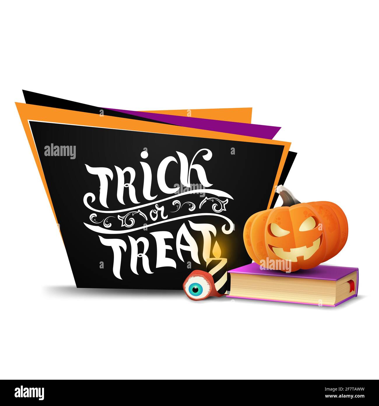 Happy Halloween Scary Calligraphy Vector High Resolution Stock Photography And Images Alamy