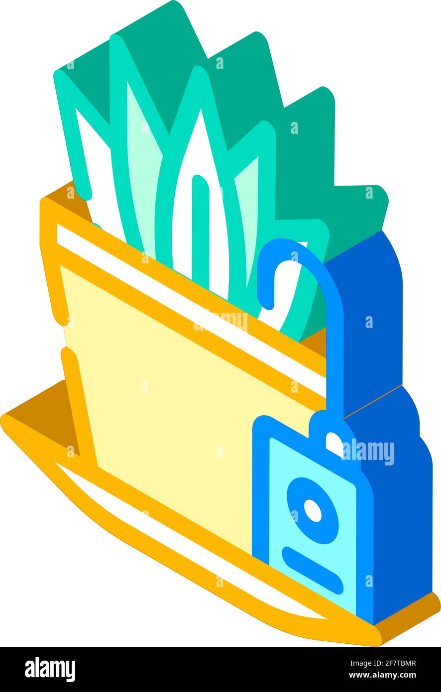 plant watering sensor isometric icon vector illustration Stock Vector ...