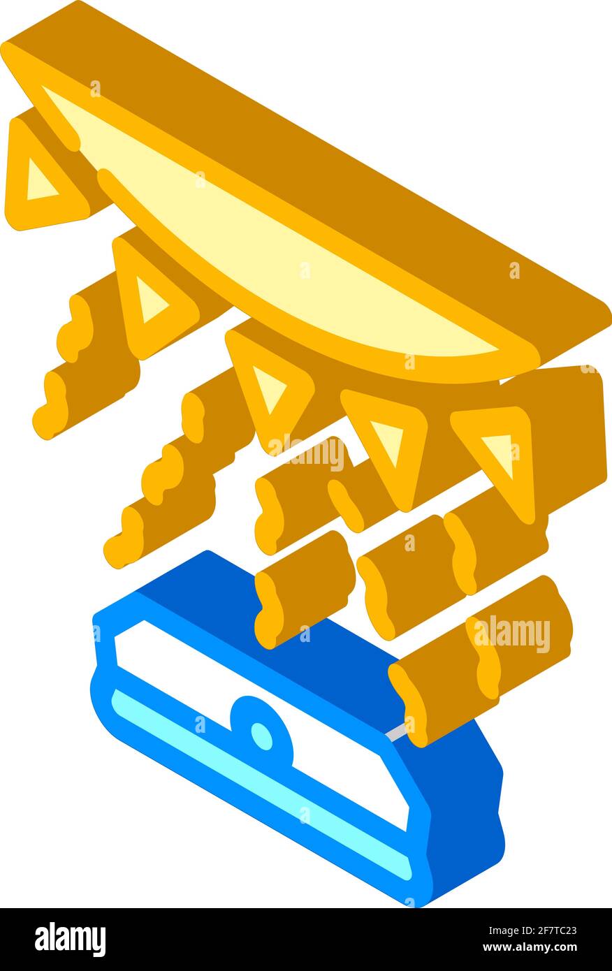 light sensor isometric icon vector illustration color Stock Vector