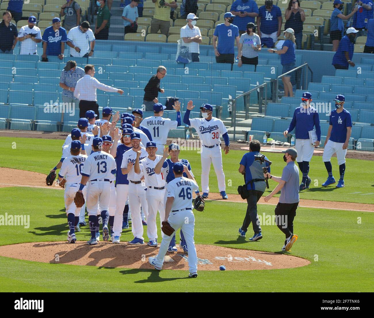 Los Angeles, United States. 10th Apr, 2021. Washington Nationals