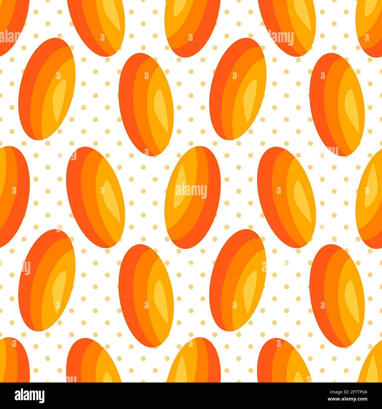 fish oil softgels seamless pattern vector illustration Stock Vector