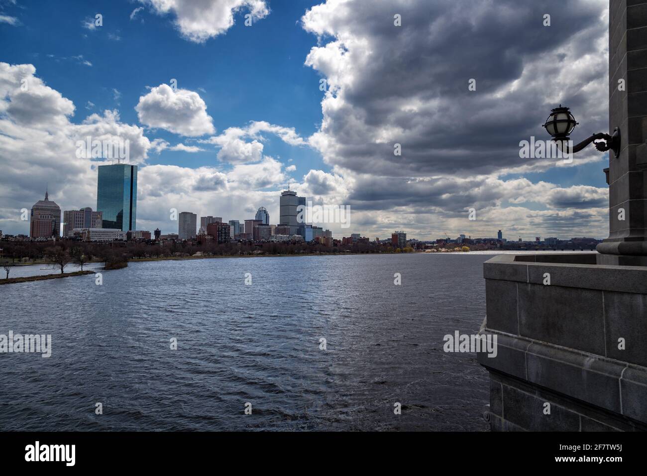Boston downtown skyline panorama hi-res stock photography and images ...