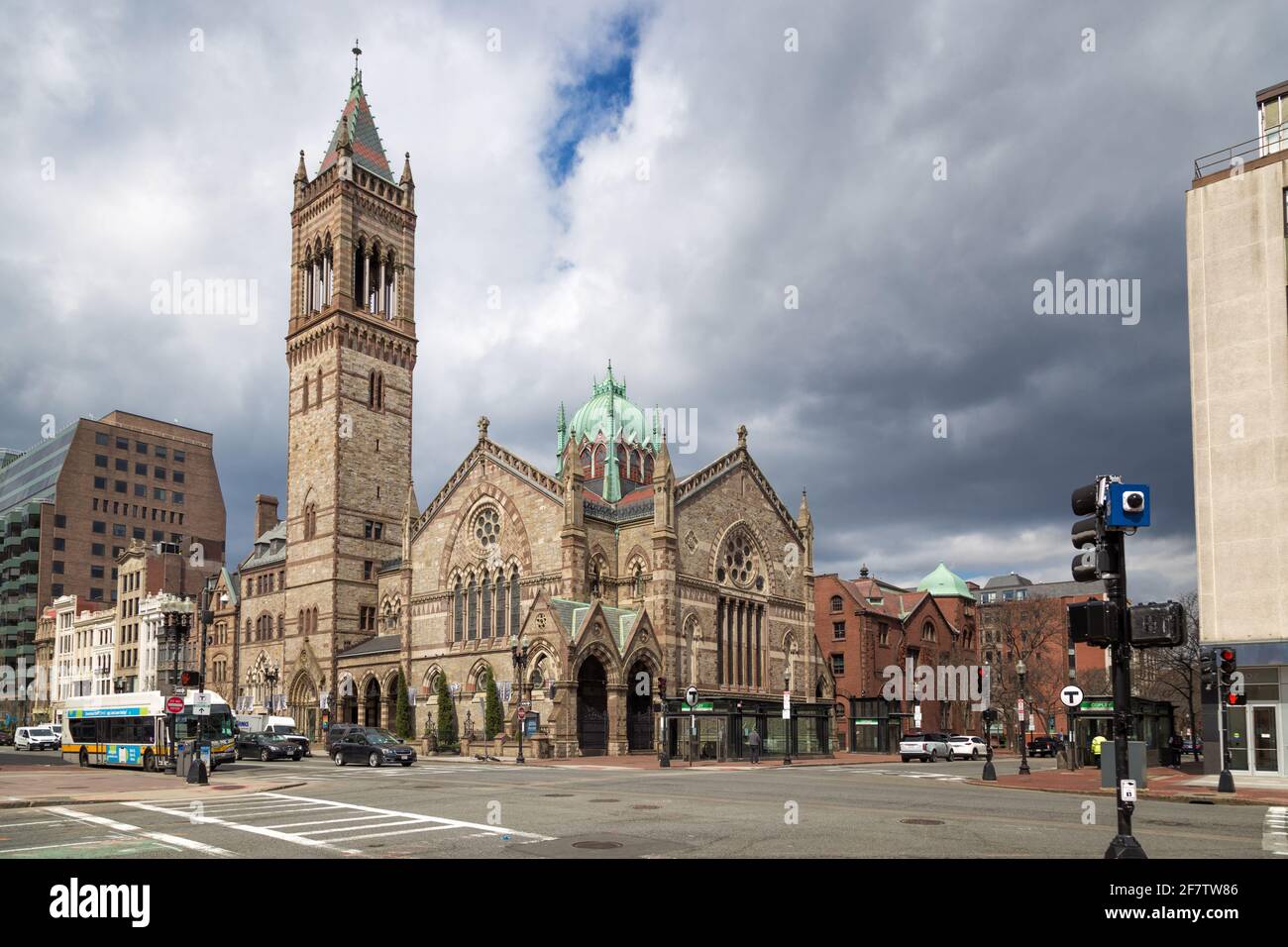 Copley Square Stock Photo