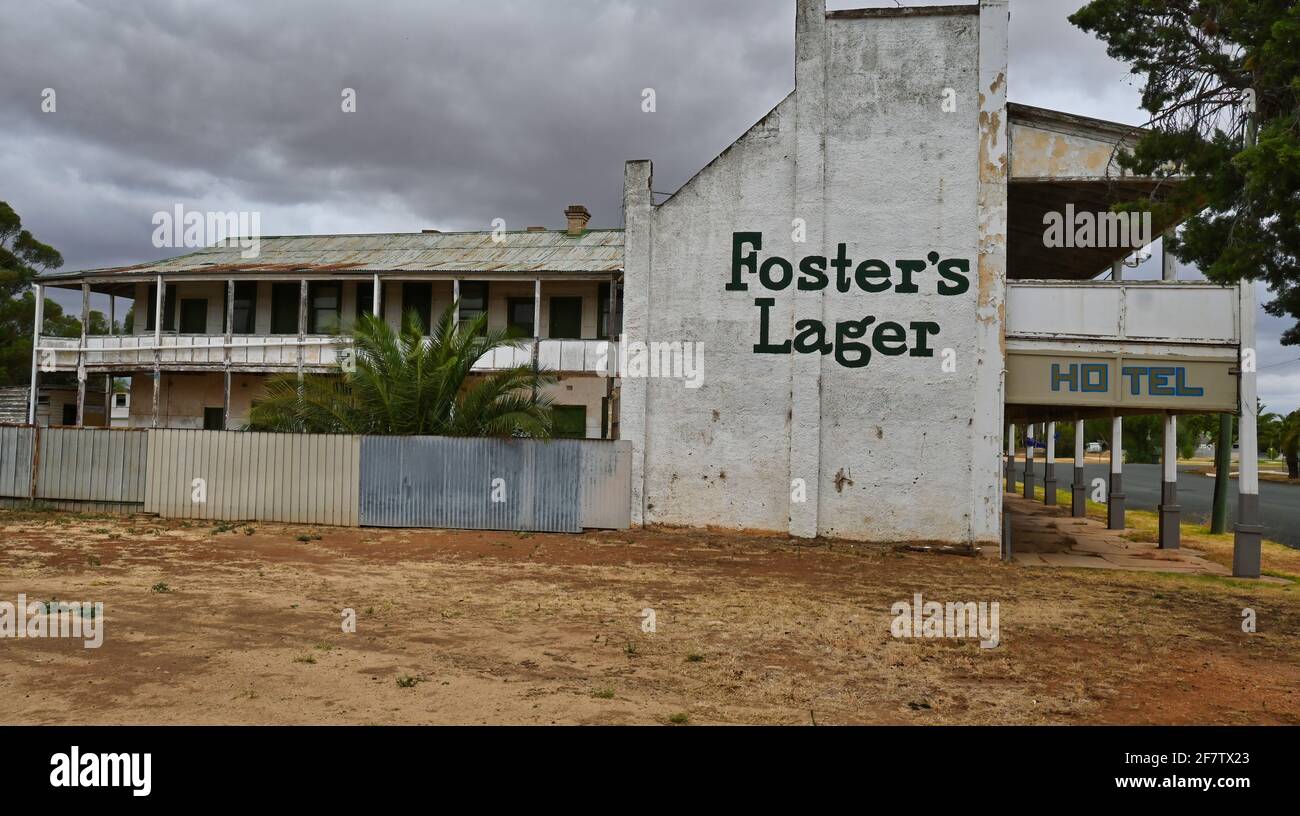 Urana, New South Wales Australia January 26, 2021 Side and