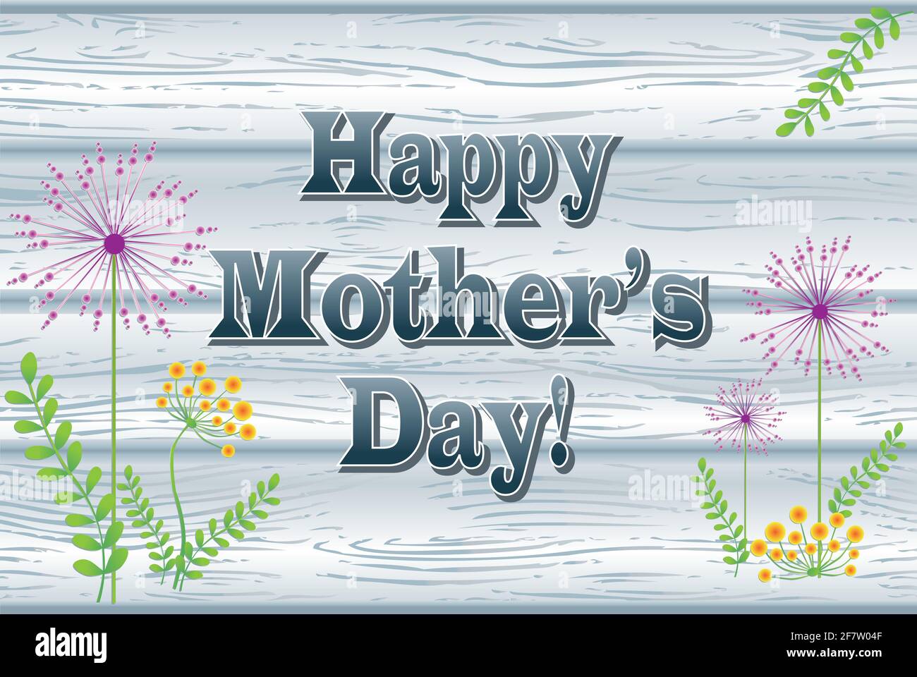 Happy Mother's Day Wood Grain Background Stock Photo - Alamy