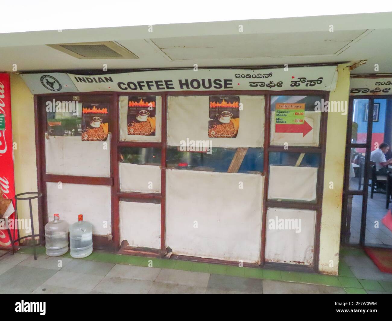 Old Coffee House located in Church Street Bangalore (India) Stock Photo