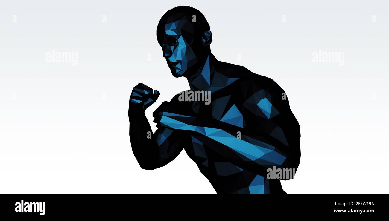 Physical Training for Motivation and Inspiration Art Stock Photo