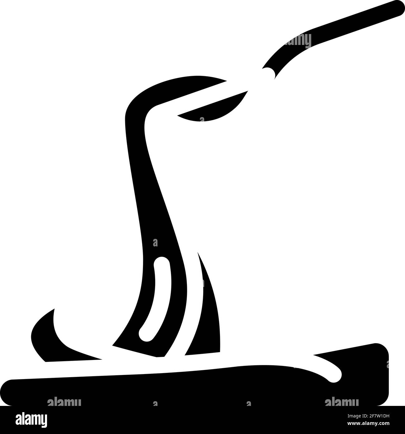 maltodextrin molasses glyph icon vector illustration black Stock Vector