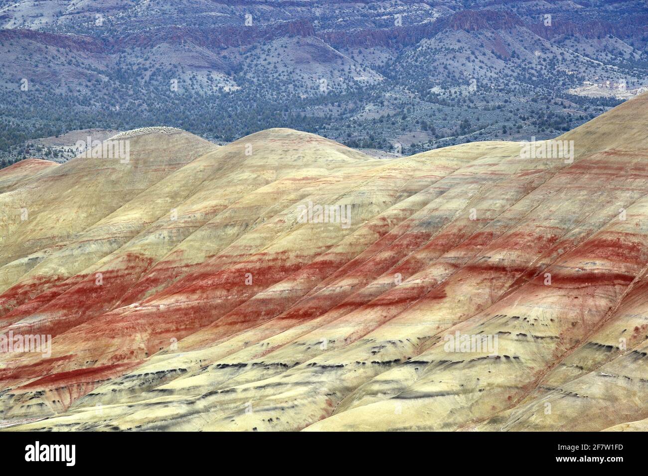 The Painted Hills, Oregon Stock Photo