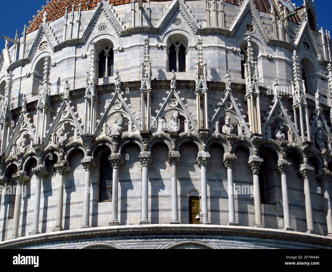 St. John's Baptistery, Pisa, Italy Stock Photo