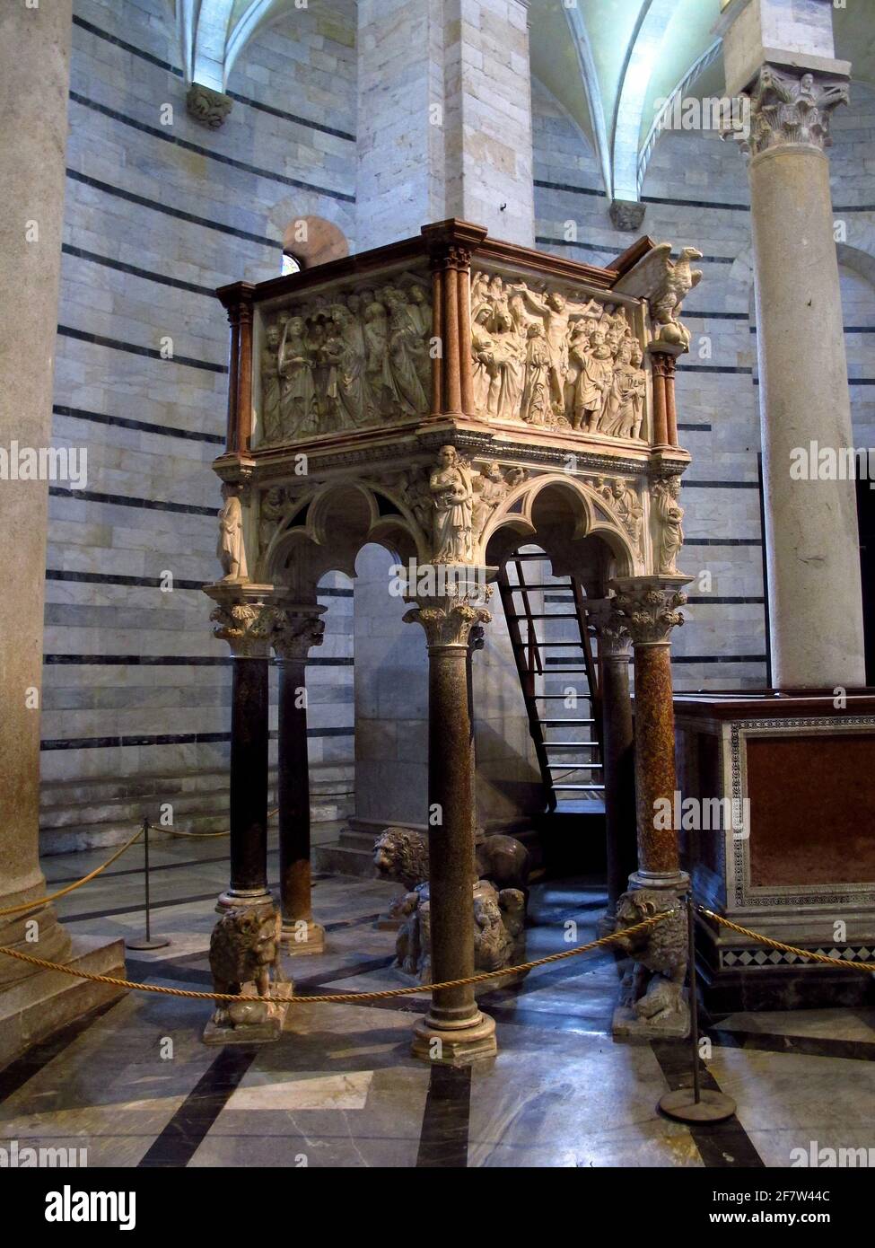 St. John's Baptistery, Pisa, Italy Stock Photo