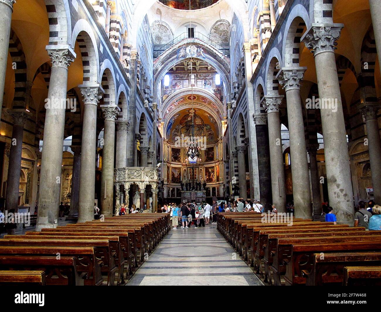 The ancient Pisa Cathedral, Italy Stock Photo - Alamy